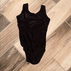 Black sparkle tank Leotard EUC CL